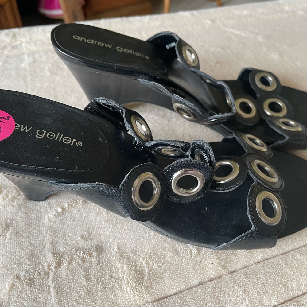Sandals Black Size 8 1/2